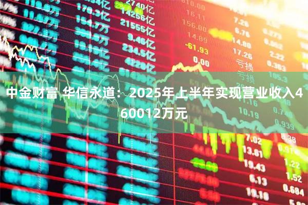 中金财富 华信永道：2025年上半年实现营业收入460012万元