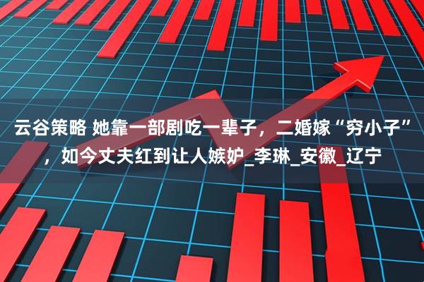 云谷策略 她靠一部剧吃一辈子，二婚嫁“穷小子”，如今丈夫红到让人嫉妒_李琳_安徽_辽宁