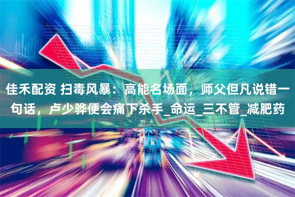 佳禾配资 扫毒风暴：高能名场面，师父但凡说错一句话，卢少骅便会痛下杀手_命运_三不管_减肥药